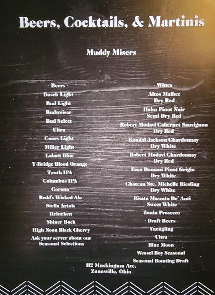 Muddy Misers Restaurant Menu image 3